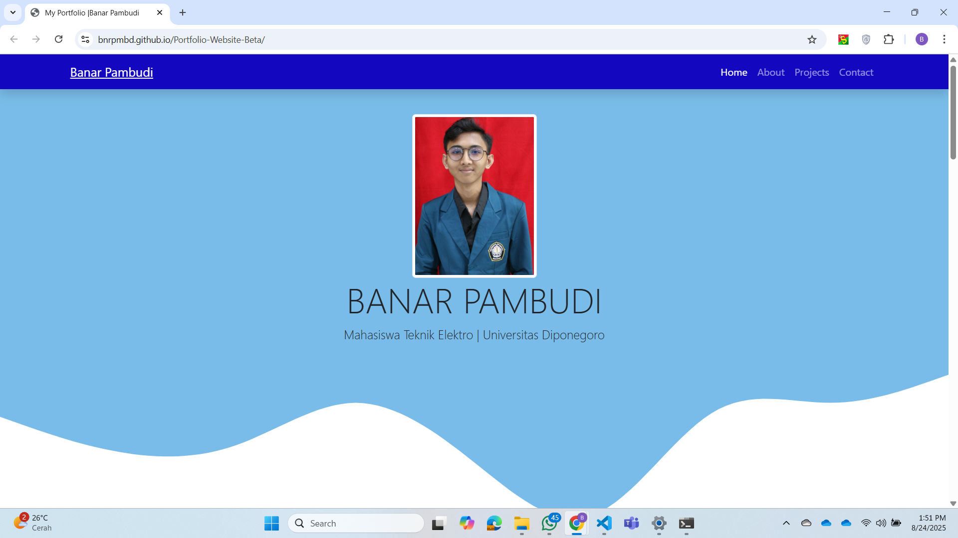 Portfolio Website (Beta)